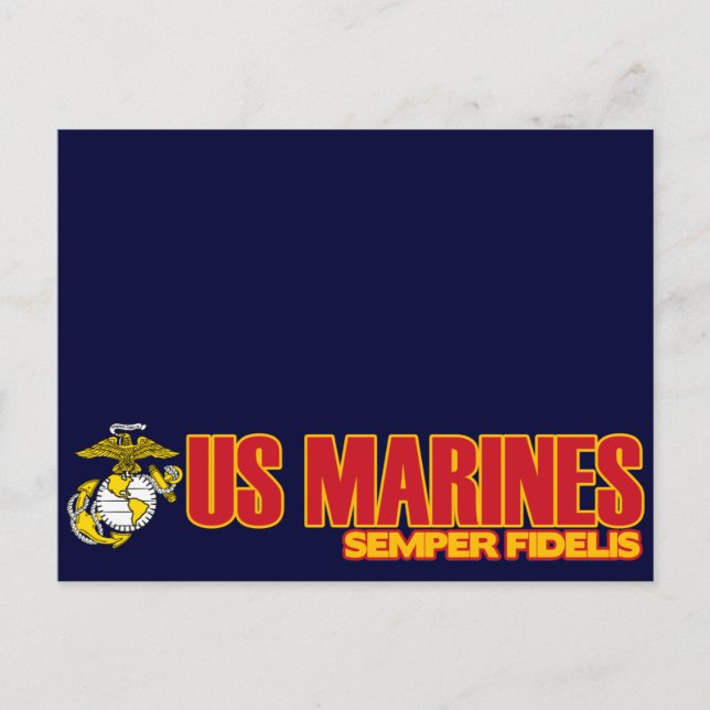 Semper Fi [EGA] Postcard (Front)