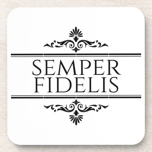 Semper Fidelis Coaster (Front)