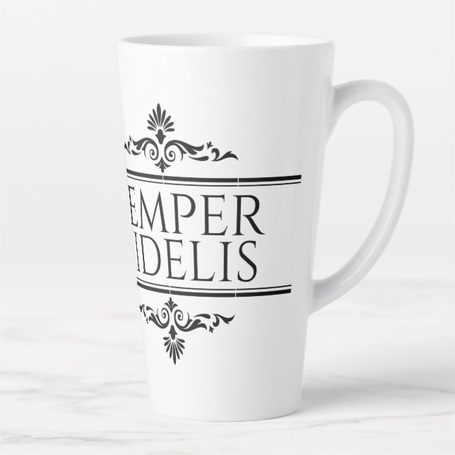 Semper Fidelis Latte Mug (Right)