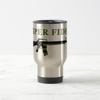 Semper Fidelis M16 Travel Mug Subdued