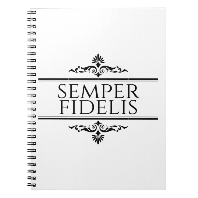 Semper Fidelis Notebook (Front)