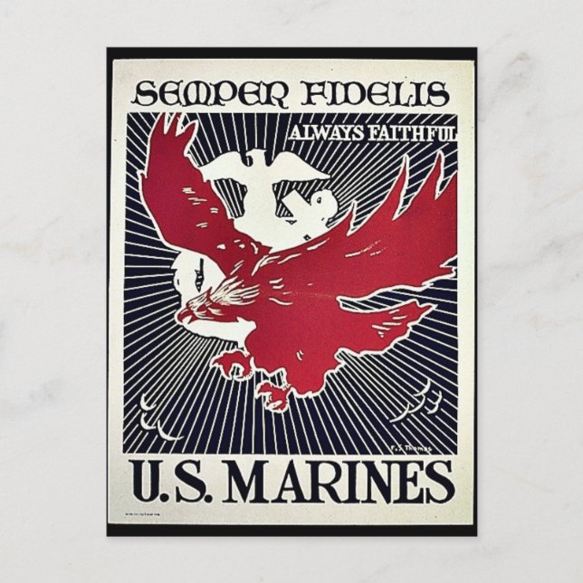 Semper Fidelis Postcard (Front)