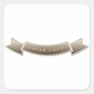 Semper Fidelis Square Sticker