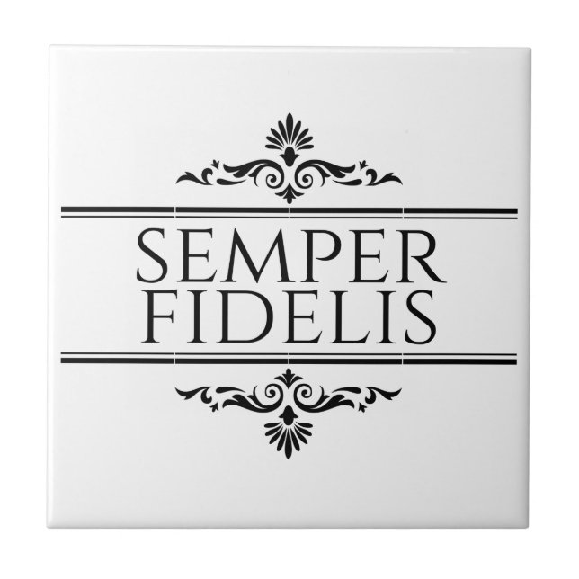 Semper Fidelis Tile (Front)