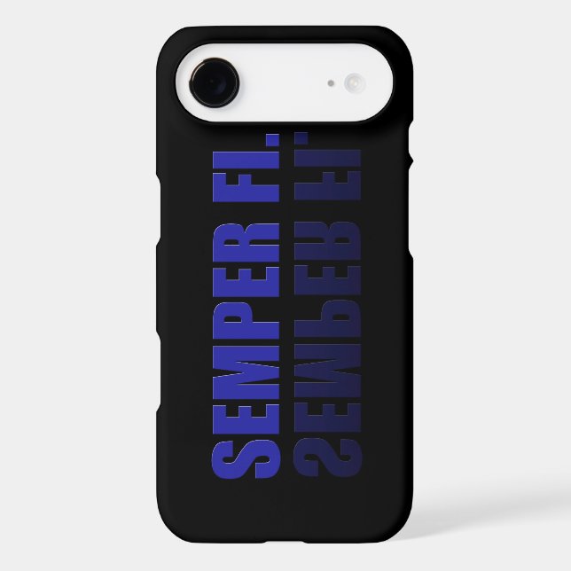 Semper Fil Reflected IPhone Case (Back)