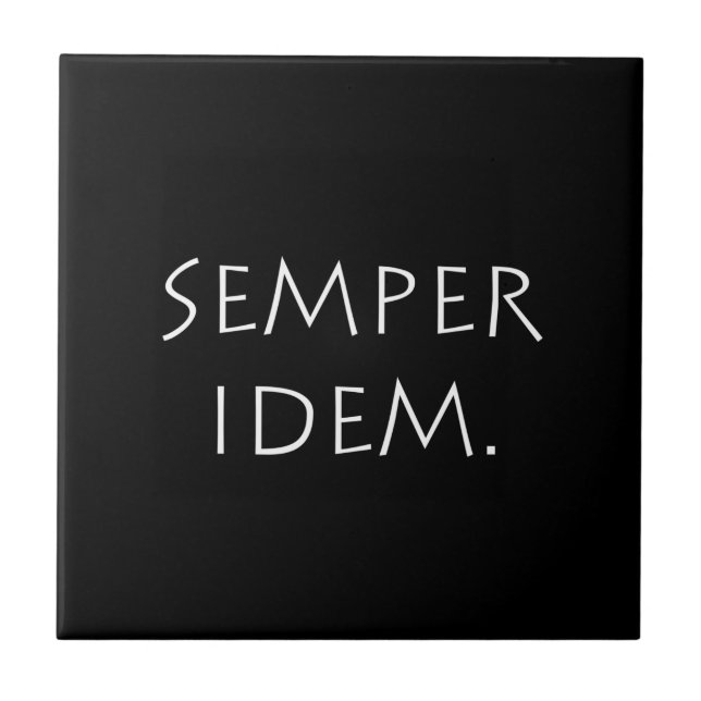 Semper Idem Tile (Front)