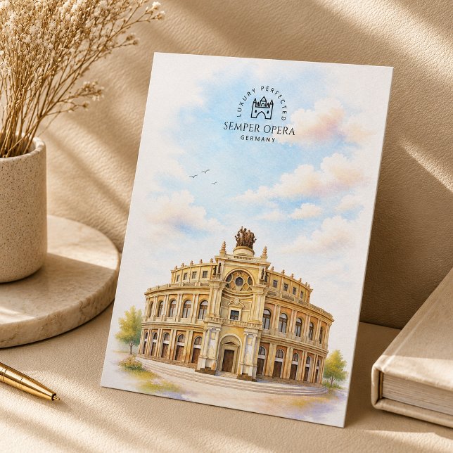 Semper Opera Germany | Famous Iconic Landmark Postcard (Semper Opera Germany | Famous Iconic Landmark Postcard)