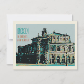 Semperoper Opera House & Concert Hall, Dresden Postcard