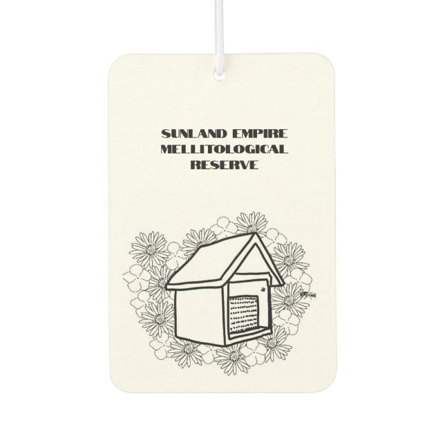 SEMR Air Freshener, Onyx Fro Car Air Freshener (Front)