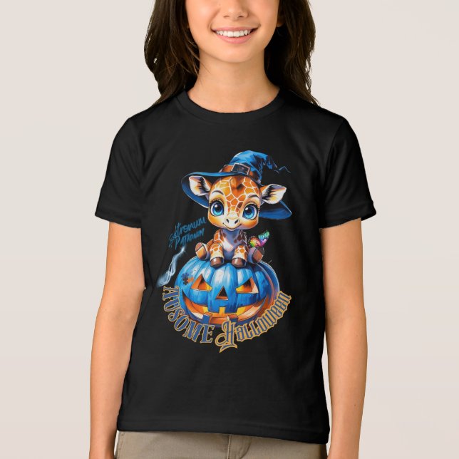 Sen cuties | Giraffe | Autism halloween Tri-Blend Shirt (Front)