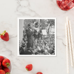 Sen. Robert Kennedy Campaigning for US President Napkin