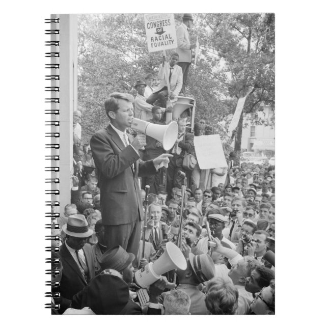 Sen. Robert Kennedy Campaigning for US President   Notebook (Front)