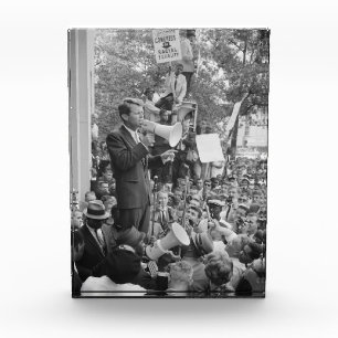 Sen. Robert Kennedy Campaigning for US President Photo Block