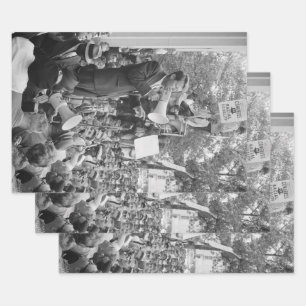 Sen. Robert Kennedy Campaigning for US President   Wrapping Paper Sheet