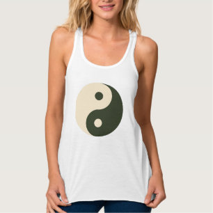 SEN ROUND GOD BLESS BLACK WHITE FASHION LOGO SINGLET