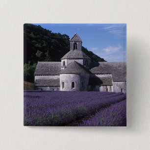 Senanque Abbey, Gordes, Vaucluse, Provence, 2 15 Cm Square Badge