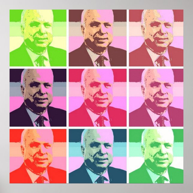 Senator John McCain Poster (Front)