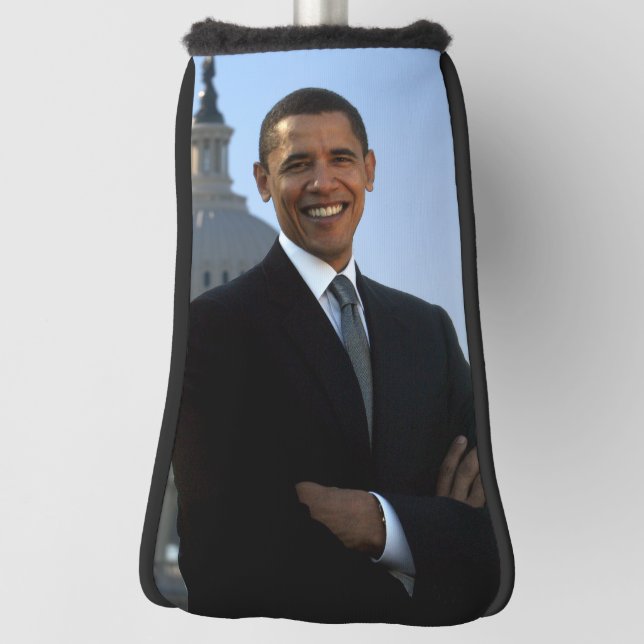 Senator Portrait, American President Barack Obama Golf Head Cover (Rotate 90)