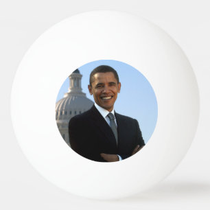 Senator Portrait, American President Barack Obama Ping Pong Ball
