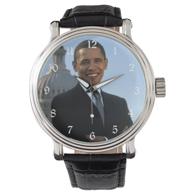 Senator Portrait, American President Barack Obama Watch (Front)