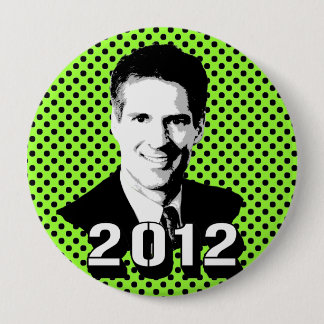 SENATOR SCOTT BROWN 10 CM ROUND BADGE