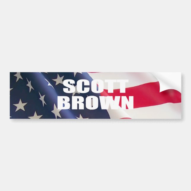 SENATOR SCOTT BROWN BUMPER STICKER (Front)