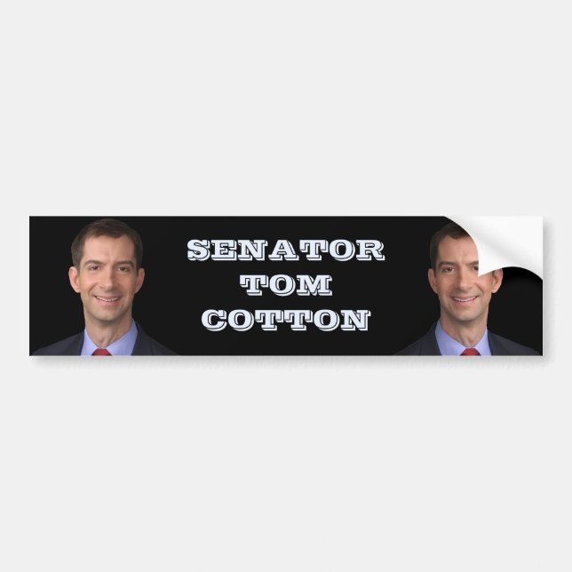Senator Tom Cotton Bumper Sticker (Front)