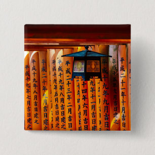 Senbon Torii, Fushimi Inari Shrine 15 Cm Square Badge