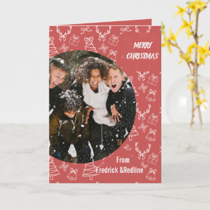 Send a cheerful holiday message with this Whimsica Card