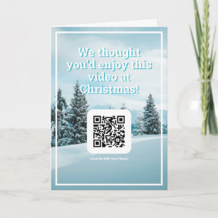 Send a Video by QR Code on a Christmas Card