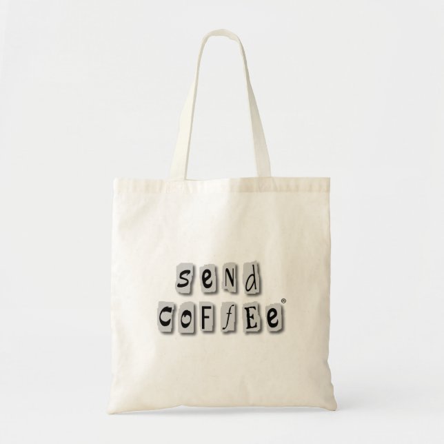 Send Coffee logo tote Bag (Front)