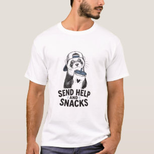 Send Help And Snacks Ferret T-Shirt