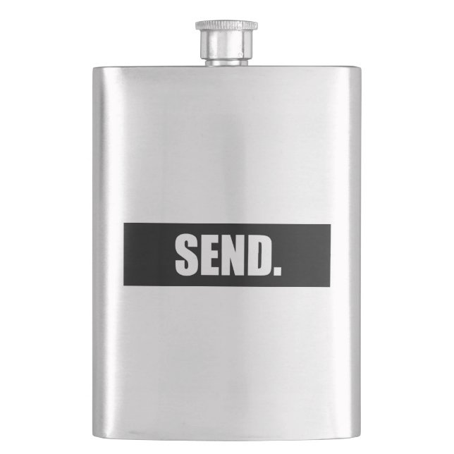 Send Hip Flask (Front)
