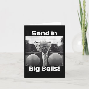 Send In Big , President Trump And Doge Card