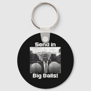 Send In Big , President Trump And Doge Key Ring