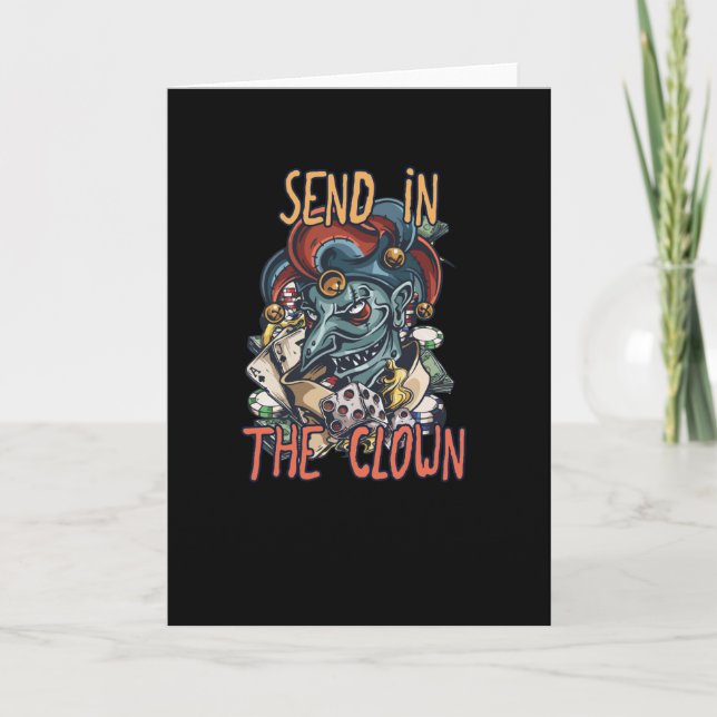 Send in the Clown Card (Front)
