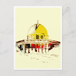 Send Jerusalem's Beauty: Dome of the Rock Travel Postcard