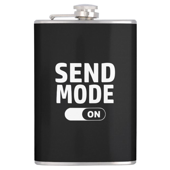 Send Mode On Hip Flask (Front)