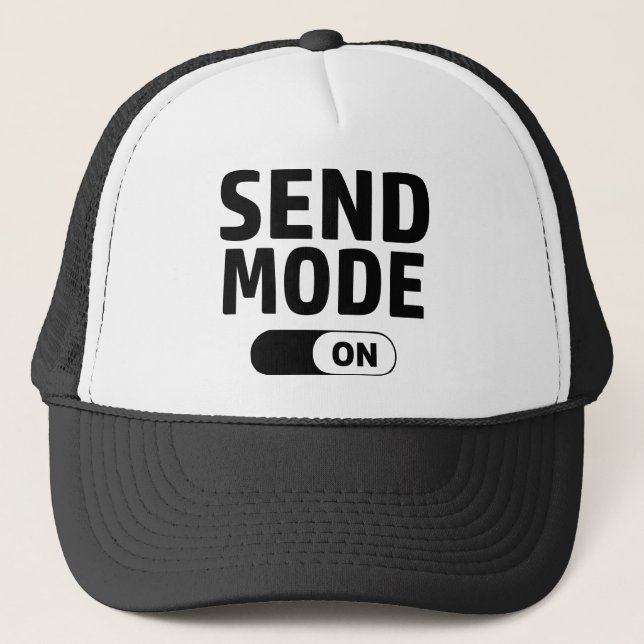 Send Mode On Trucker Hat (Front)