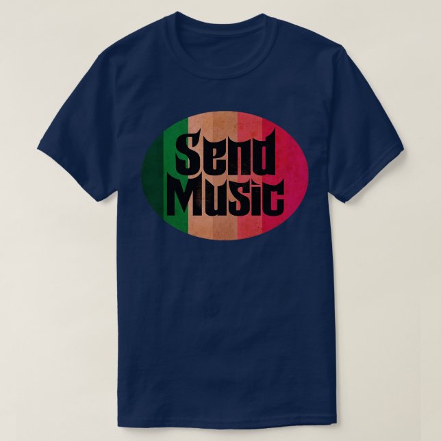 Send Music Vintage T-Shirt (Design Front)