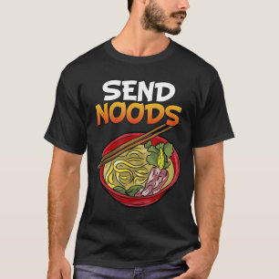 Send Noods Kakashi Bowl Ramen Japan Ahegao Anime J T-Shirt