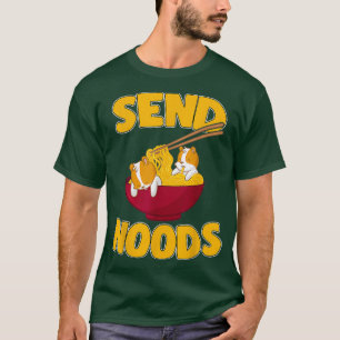 Send Noods Kawaii Gerbil Hamster Ramen Noodles T-Shirt