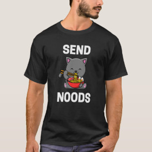 Send Noods  Noodle Eater  Animal Eating Noodles  4 T-Shirt
