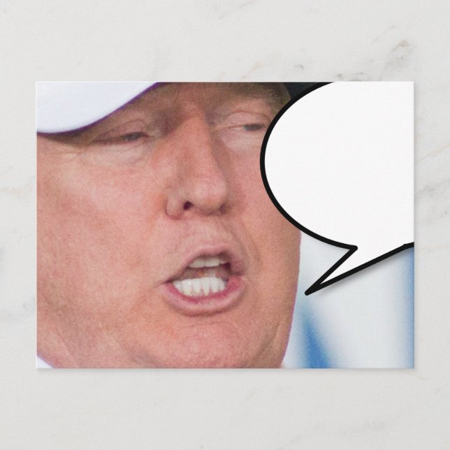 Send your Own Message #TheIdesOfTrump Postcard (Front)