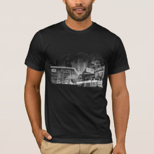 SENDAI - Collage BLACK T-Shirt