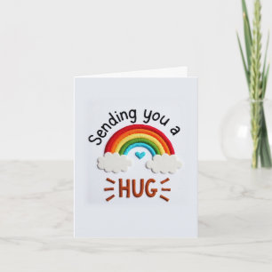 Sending a Hug GET WELL SOON Card