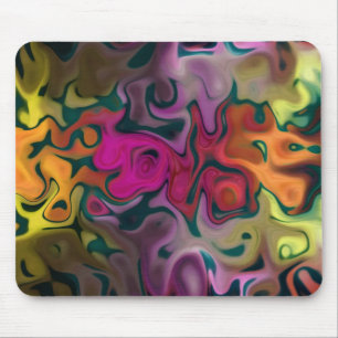 Sending Luck Abstract Mouse Pad