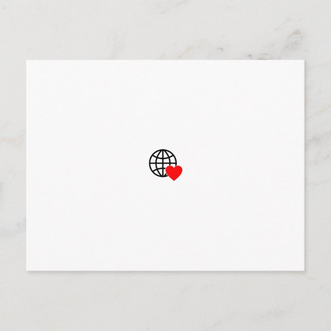 Sending Personalised Greetings Invitation Postcard (Front)