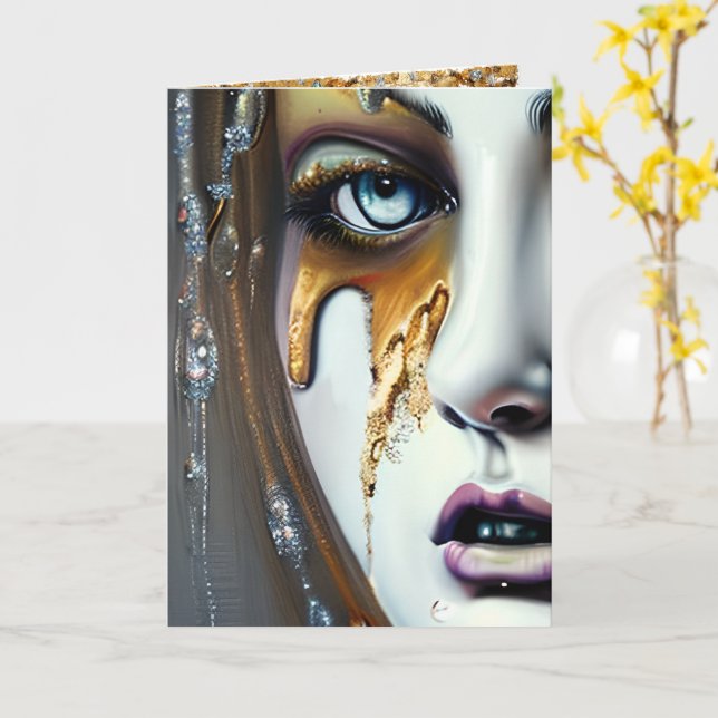 Sending Some Sparkle Your Way Card (Yellow Flower)