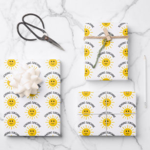 Sending Sunshine Wrapping Paper Sheets